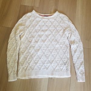 Cream Tommy Hilfiger knit sweater